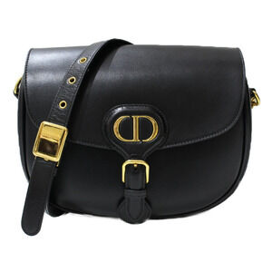 DIOR Boy Bag Shoulder Calfskin Black